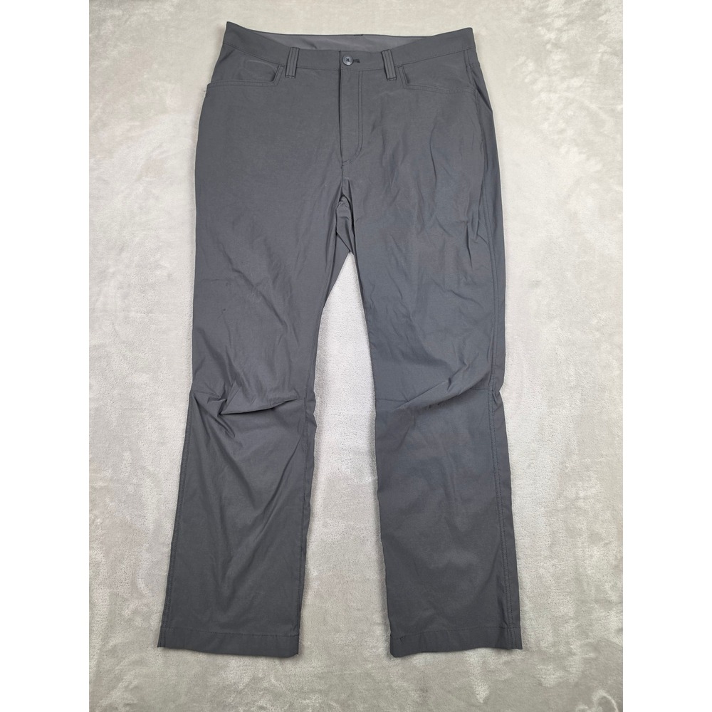 Eddie Bauer Tech Pant Mens 34x30 Gray Nylon Spandex Outdoor Hiking Trousers